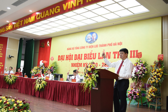 Đại hội đại biểu Đảng bộ Tổng công ty Điện lực TP Hà Nội lần thứ III, nhiệm kỳ 2020-2025 ảnh 2