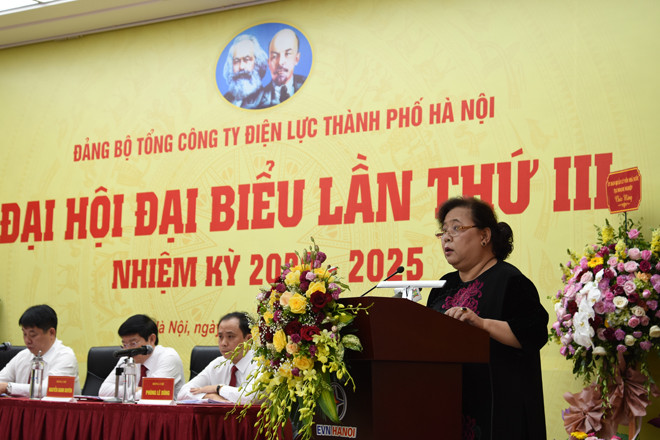 Đại hội đại biểu Đảng bộ Tổng công ty Điện lực TP Hà Nội lần thứ III, nhiệm kỳ 2020-2025 ảnh 3