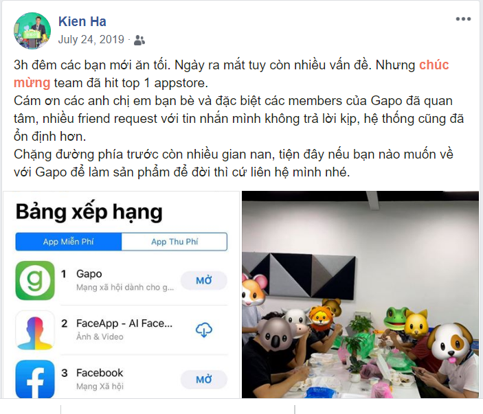 Mạng xã hội Gapo cán mốc hơn 4 triệu người dùng sau 1 năm ra mắt ảnh 2