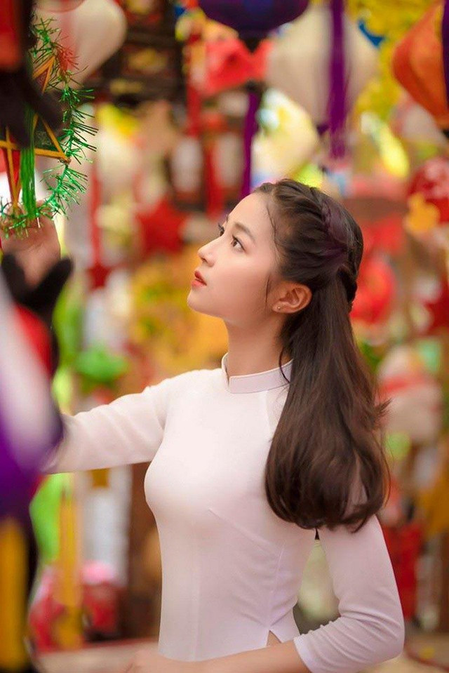 Nữ sinh Hà thành 'gieo thương nhớ' với góc nghiêng xinh đẹp ảnh 4