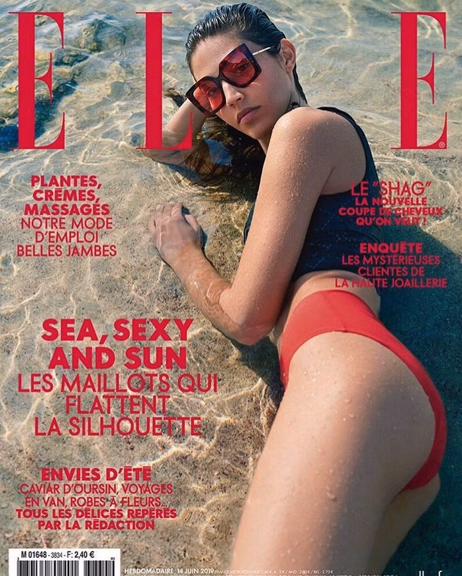 'Bông hồng Pháp' cao 1m81 lên bìa Maxim ảnh 14