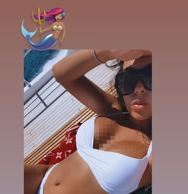 Georgina Rodriguez ôm hôn Ronaldo tình tứ trên du thuyền ảnh 3