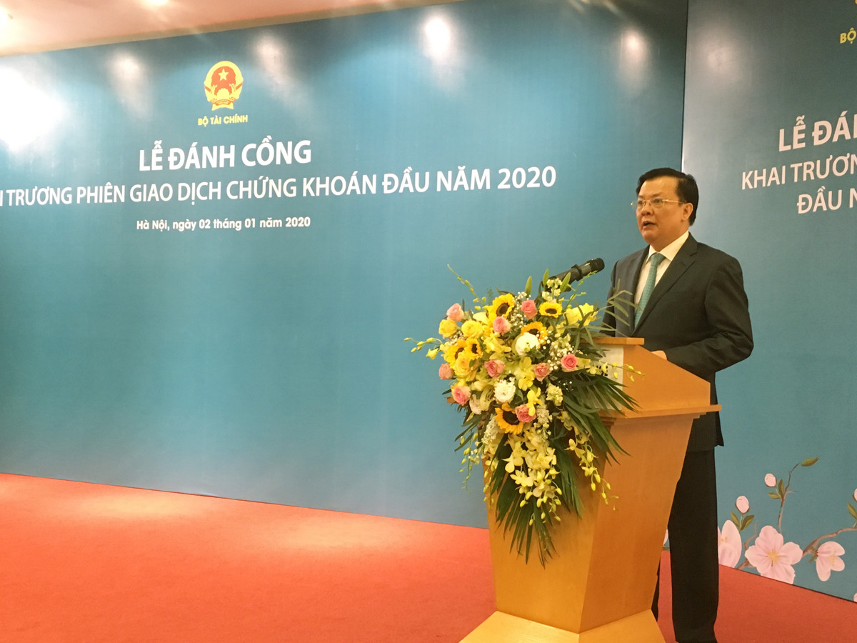 Bộ trưởng Tài chính nêu 6 nhiệm vụ chính của thị trường chứng khoán 2020 ảnh 1