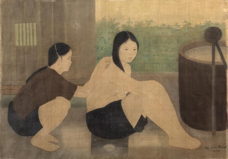 Hé lộ bức tranh của danh họa Lê Phổ vừa được bán với giá kỷ lục ở nước ngoài ảnh 6