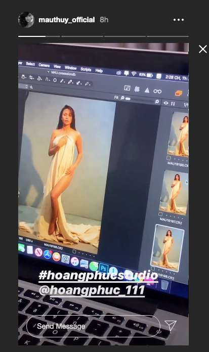 Võ Hoàng Yến trễ nải sexy, Mâu Thuỷ tung ảnh nude đen-trắng táo bạo ảnh 4