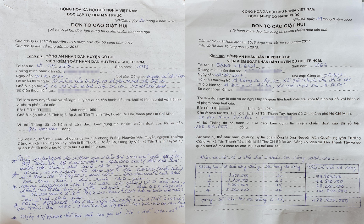 Điều tra vụ bể hụi chục tỉ khiến dân nghèo ở Sài Gòn lao đao ảnh 1