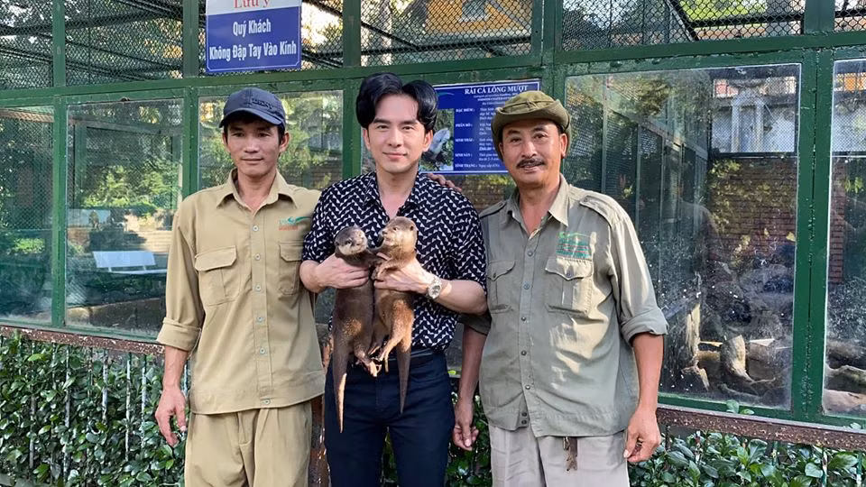Vì sao Đan Trường tặng 2 con rái cá cho Thảo Cầm Viên? ảnh 1