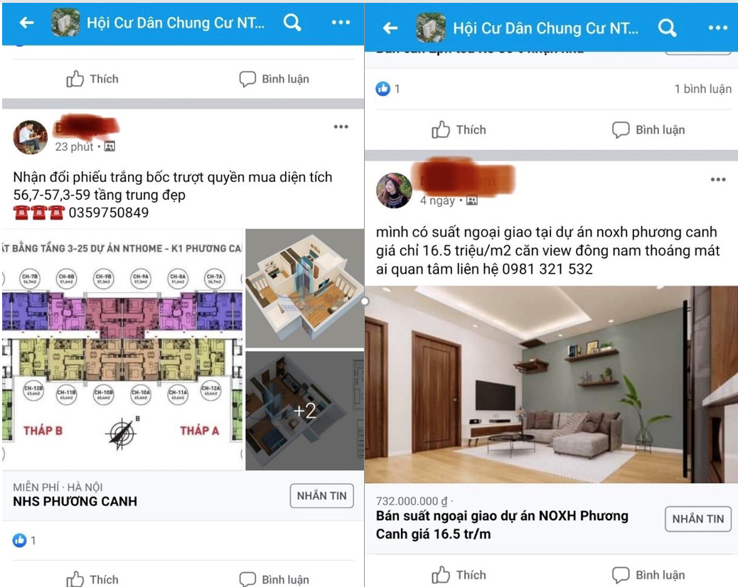  Rầm rộ rao bán quyền được mua căn hộ NƠXH ở Hà Nội ảnh 2