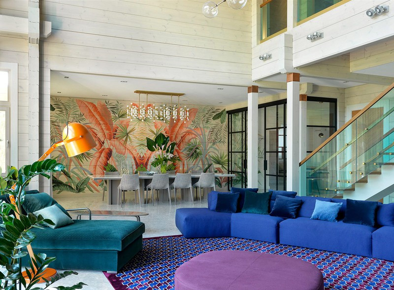 Căn hộ cá tính đẹp mê mẩn, sinh động như tranh vẽ ảnh 2