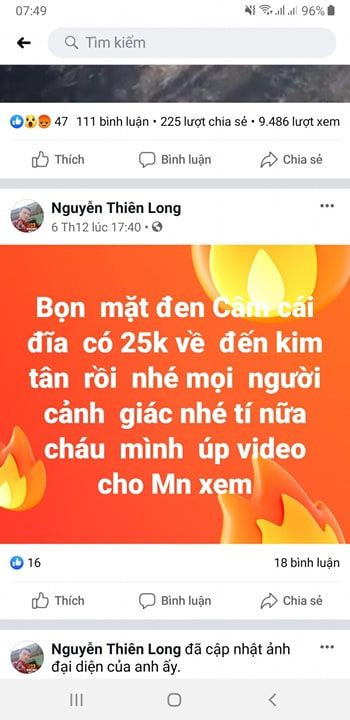 Xử phạt hành chính người tung tin 'người bôi mặt đen đi xin tiền' ảnh 1