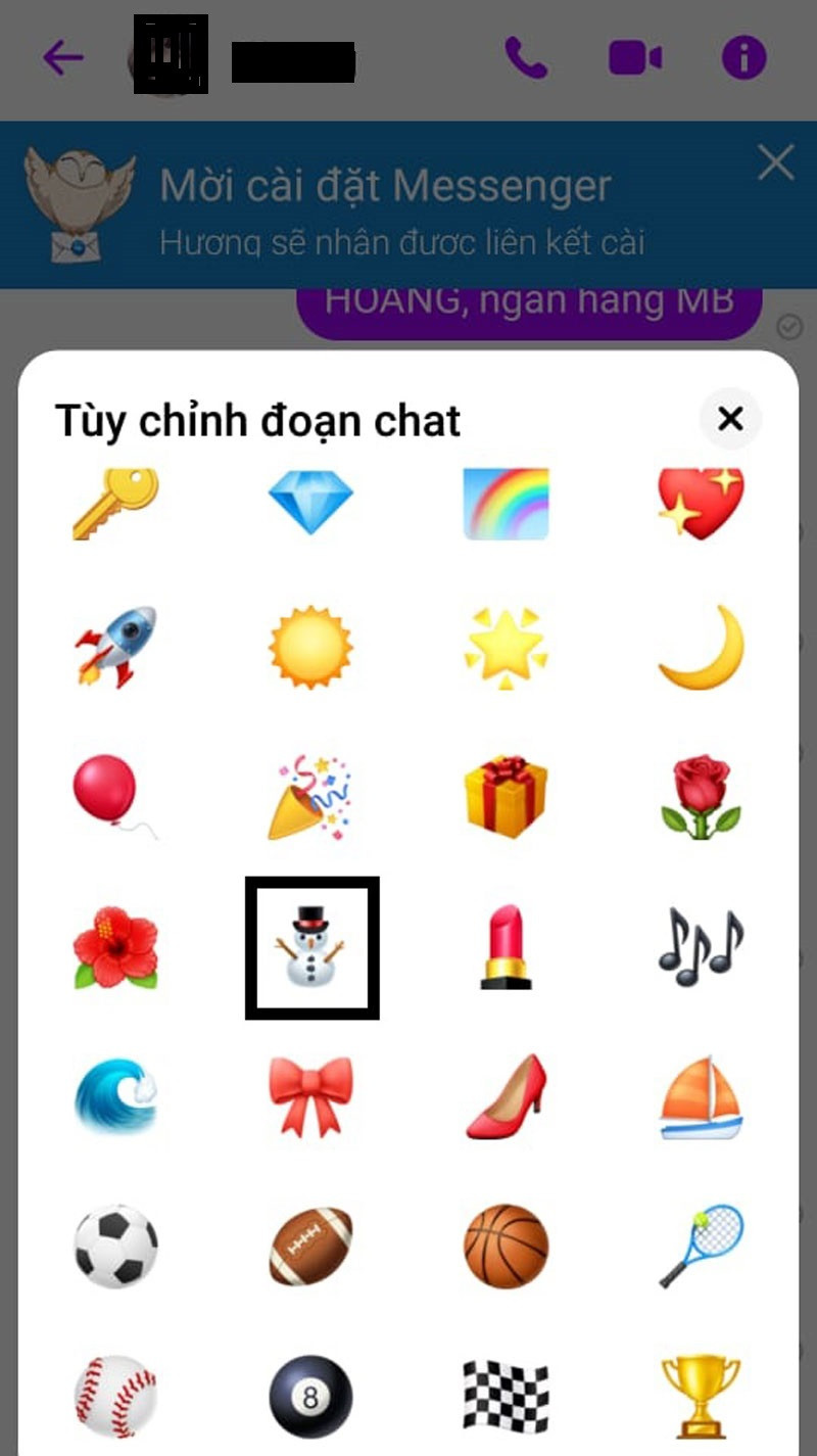 Hướng dẫn cách mang không khí Giáng sinh lên Facebook Messenger ảnh 3