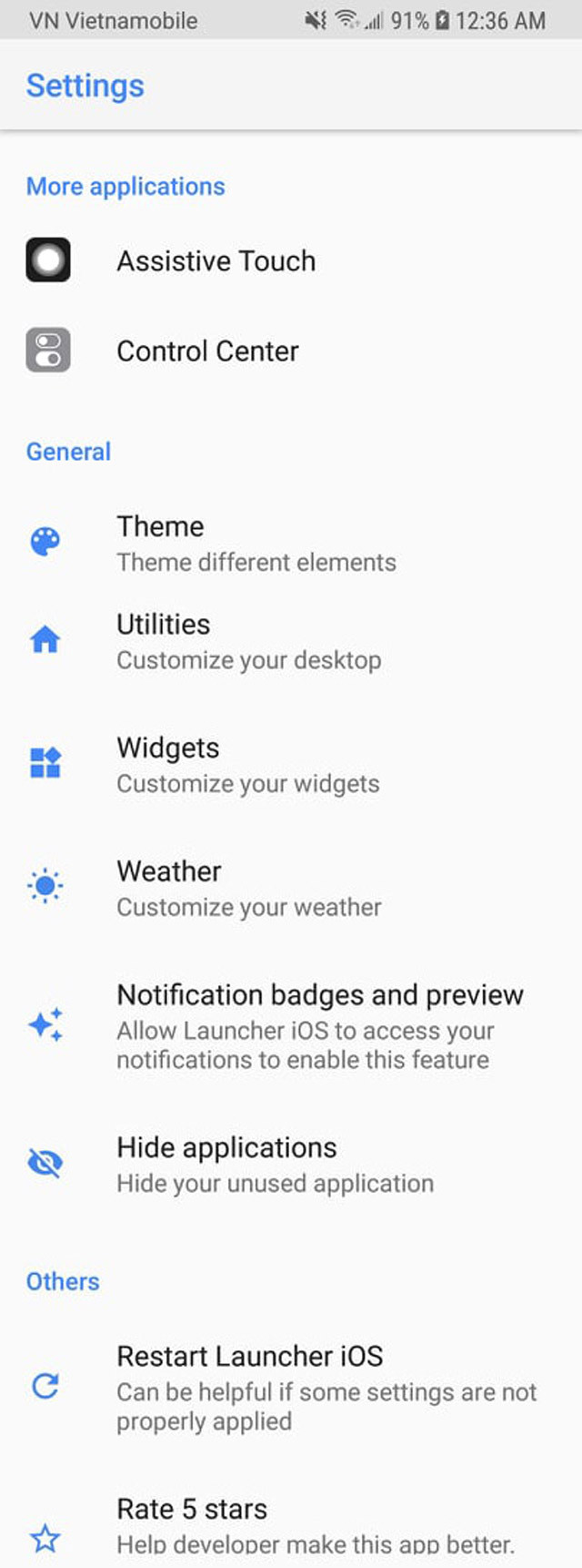 Cách đưa giao diện iOS 14 lên smartphone Android ảnh 4