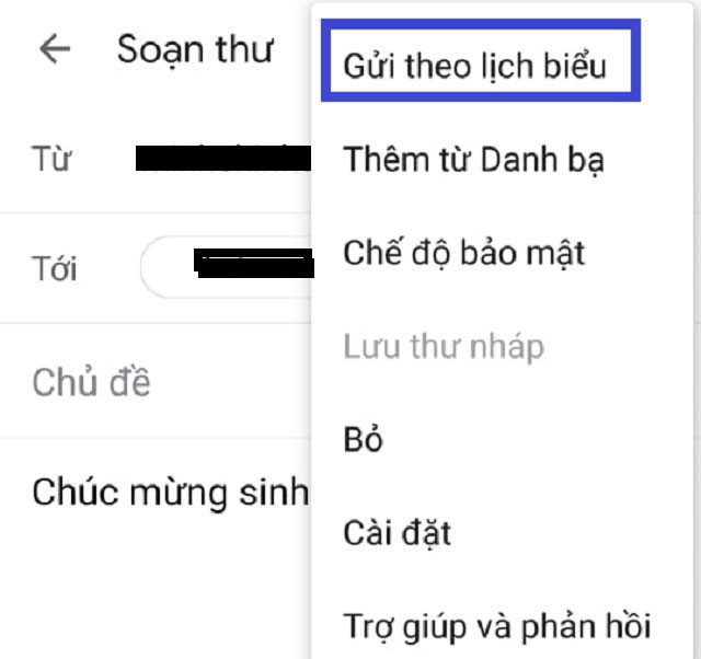 Thủ thuật hẹn giờ gửi email gmail tự động trên smartphone, tablet ảnh 3