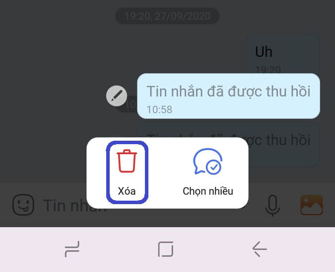 Hướng dẫn xóa hoặc thu hồi tin nhắn đã gửi trên Zalo ảnh 5