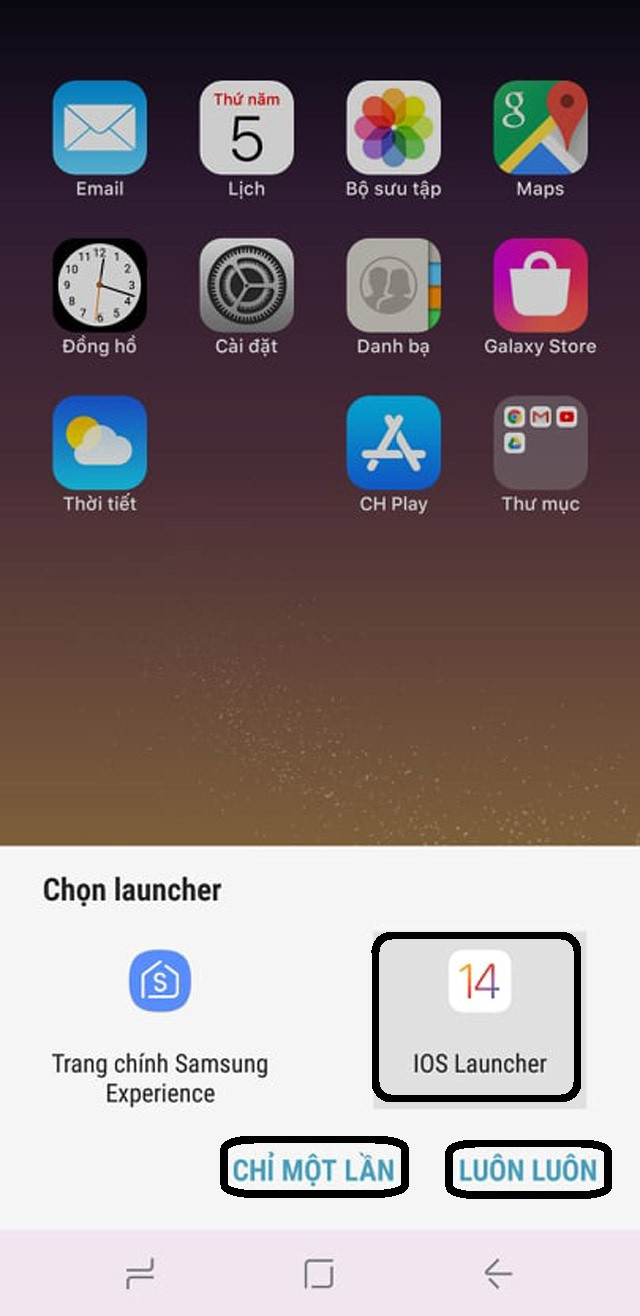 Cách đưa giao diện iOS 14 lên smartphone Android ảnh 2
