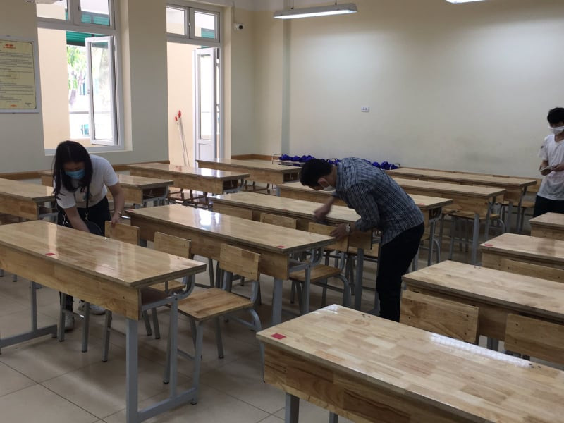 Trường học ở Hà Nội hoàn tất tổng vệ sinh đón học sinh trở lại ảnh 7