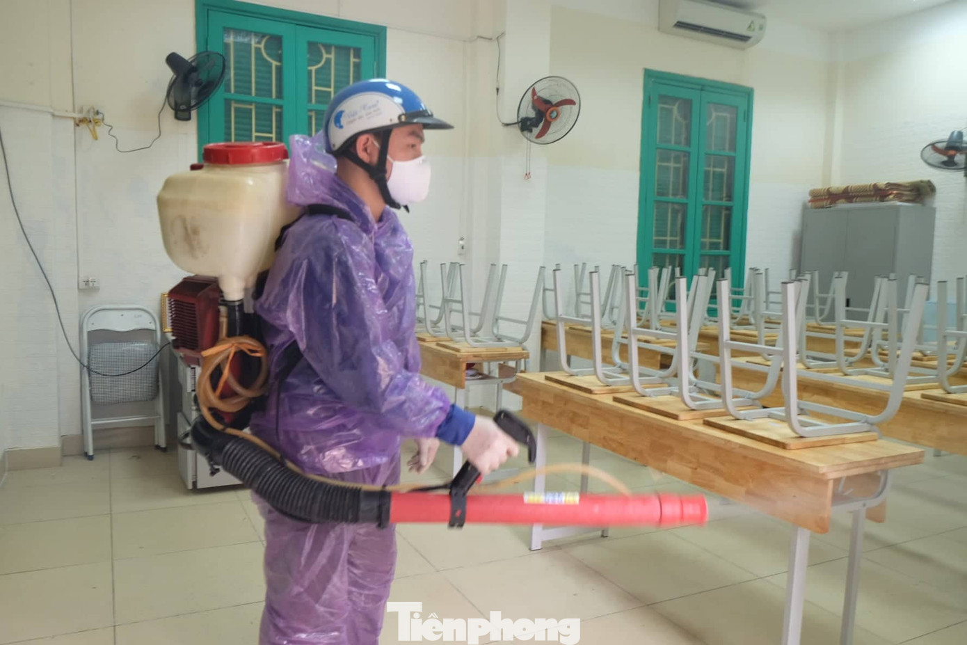 Hà Nội: Trường học khử khuẩn lần thứ 3, sẵn sàng cho học sinh trở lại học tập ảnh 10