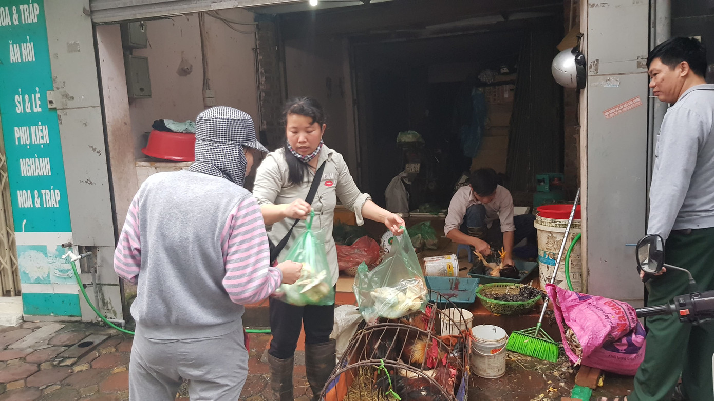 Hà Nội: Giá thịt lợn, thịt gà tăng kỷ lục, người dân chen nhau mua 30 Tết ảnh 8