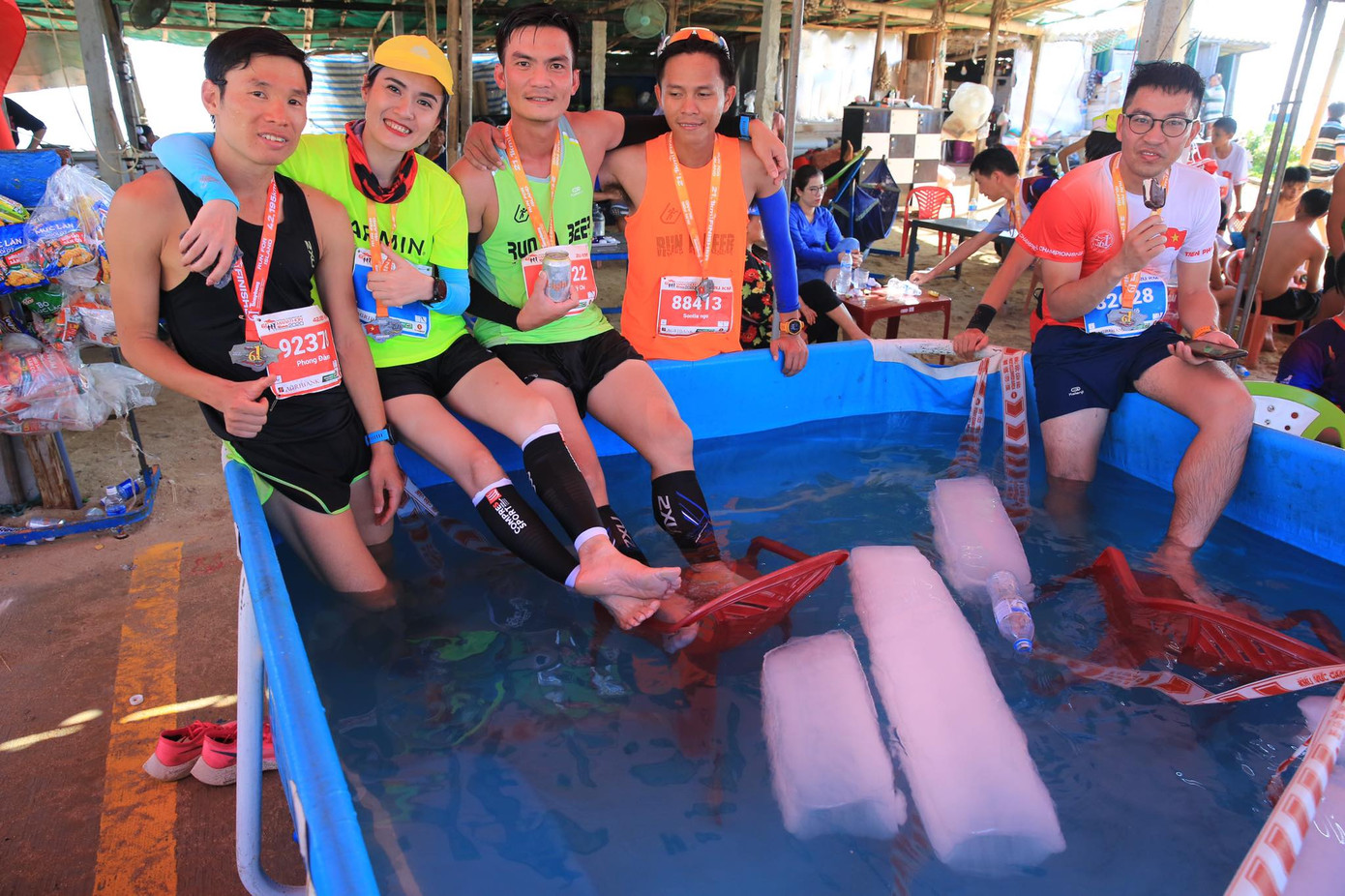 Tiền Phong Marathon 2020: Chiếc bể ngâm đá đặc biệt ở Lý Sơn ảnh 1
