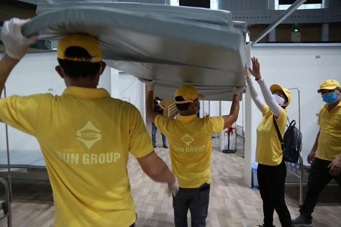 Sun Group bàn giao hạ tầng kỹ thuật của bệnh viện dã chiến Tiên Sơn ảnh 1