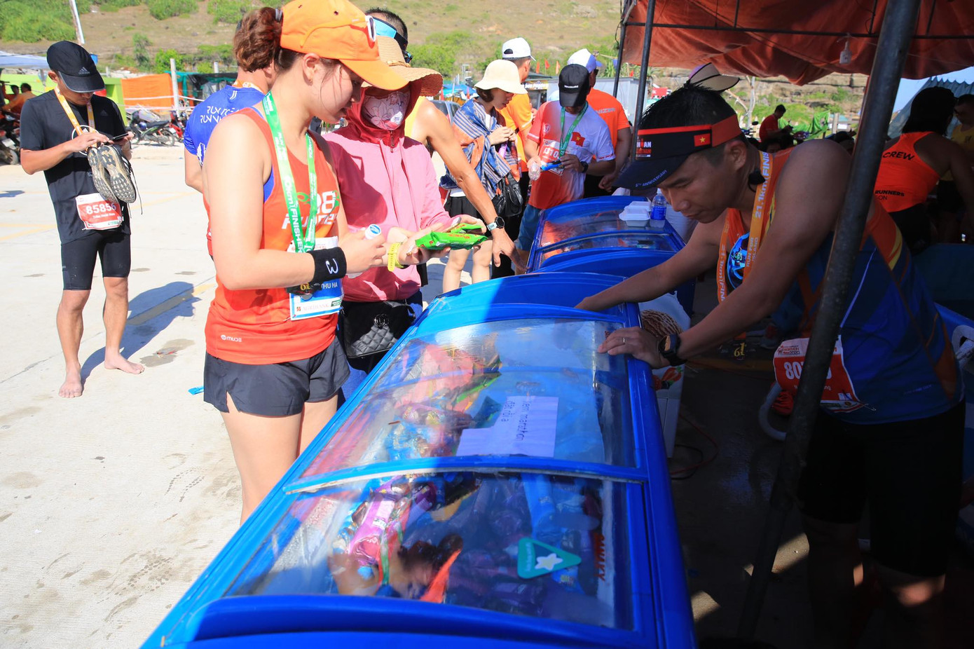 Tiền Phong Marathon 2020: Chiếc bể ngâm đá đặc biệt ở Lý Sơn ảnh 5