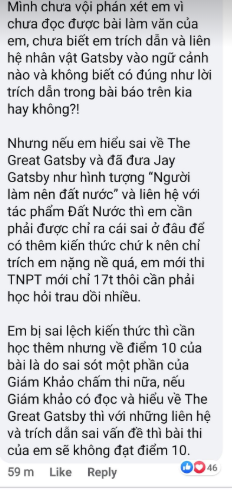 Bài thi Văn tốt nghiệp THPT 2020 điểm 10 gây tranh cãi vì liên hệ với “The Great Gatsby“ ảnh 5