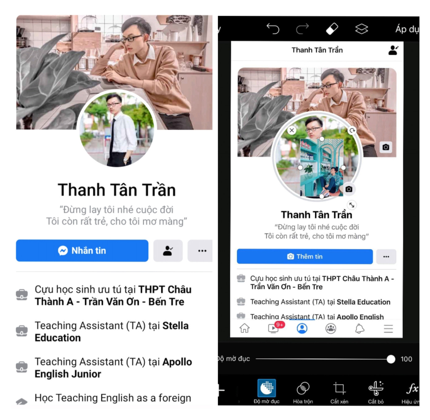 Là người đầu tiên biết chỉnh ảnh “người xuyên hình” làm bạn bè trố mắt, tại sao không? ảnh 2