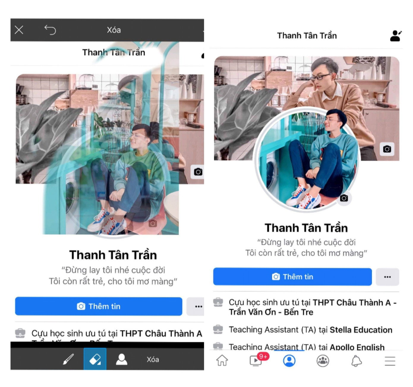 Là người đầu tiên biết chỉnh ảnh “người xuyên hình” làm bạn bè trố mắt, tại sao không? ảnh 3