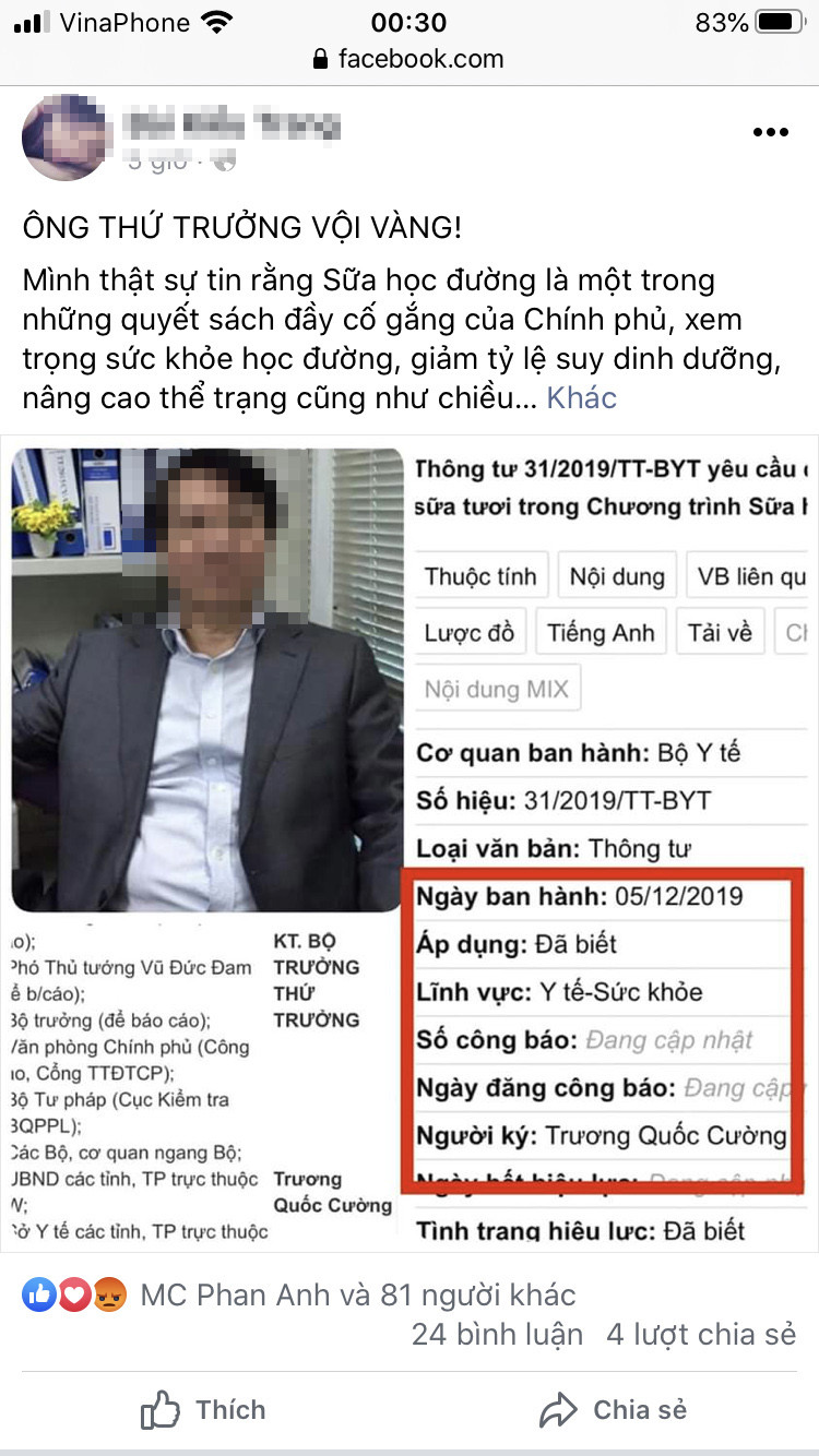 Quanh thông tư về sữa học đường: Nên khép lại chỉ trích ác ý ảnh 2