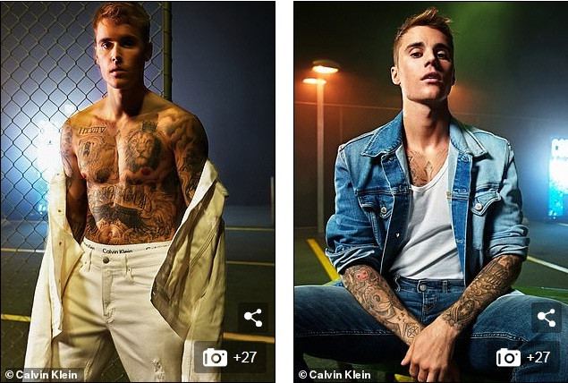 Vắng bà xã, Justin Bieber cùng Kendall Jenner cởi đồ đóng quảng cáo nội y ảnh 5