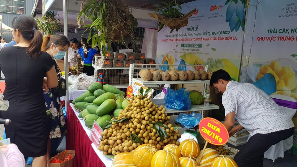 Vào hè, trái cây vùng miền đổ bộ hội chợ trái cây, nông sản Hà Nội ảnh 3