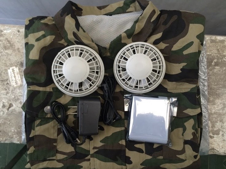 Áo chống nắng gắn điều hòa làm mát đắt hàng ngày nóng ảnh 3