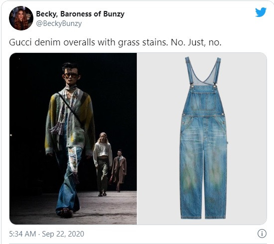 Tham vọng tạo 'sốt' khi ra mắt quần jean phủ rêu giá trên trời, Gucci nhận 'trái đắng' ảnh 6