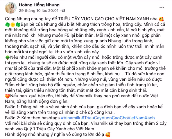 Mạng xã hội 'xanh rì' với chiến dịch 'Triệu cây vươn cao cho Việt Nam xanh' ảnh 2