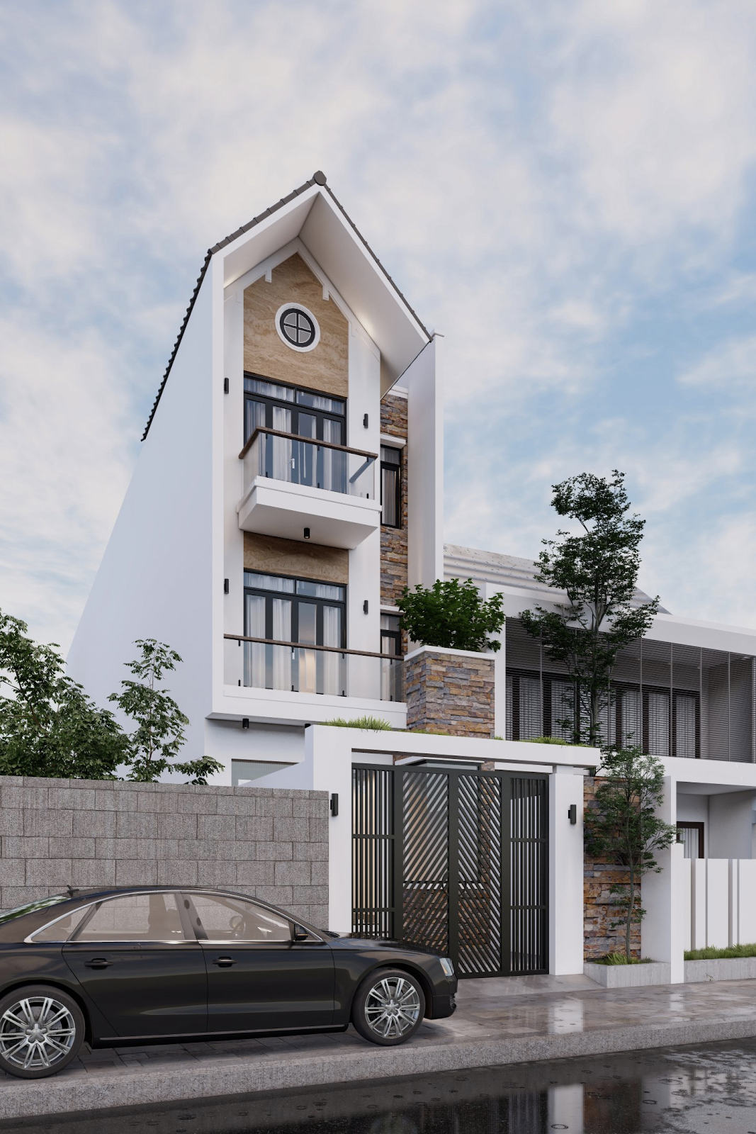 Mẫu thiết kế nhà đẹp theo phong cách hiện đại ảnh 3