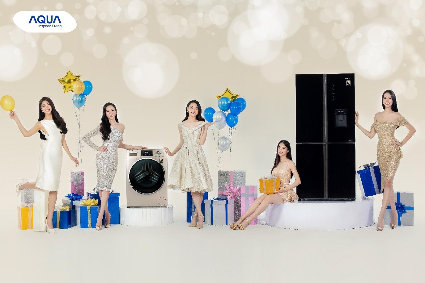 Thí sinh Hoa hậu Việt Nam 2020 khoe ‘thần thái’ trong bộ ảnh mới của AQUA Việt Nam ảnh 3