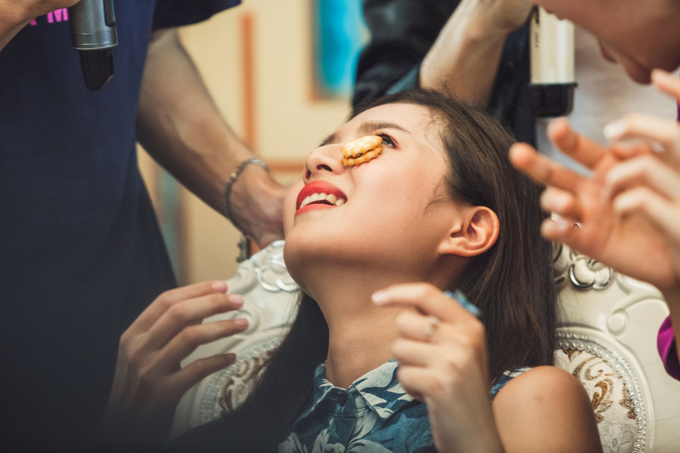 Xuân Nghị và dàn diễn viên ‘Nhà trọ Balanha’ 'quậy' tung trường mầm non ảnh 5