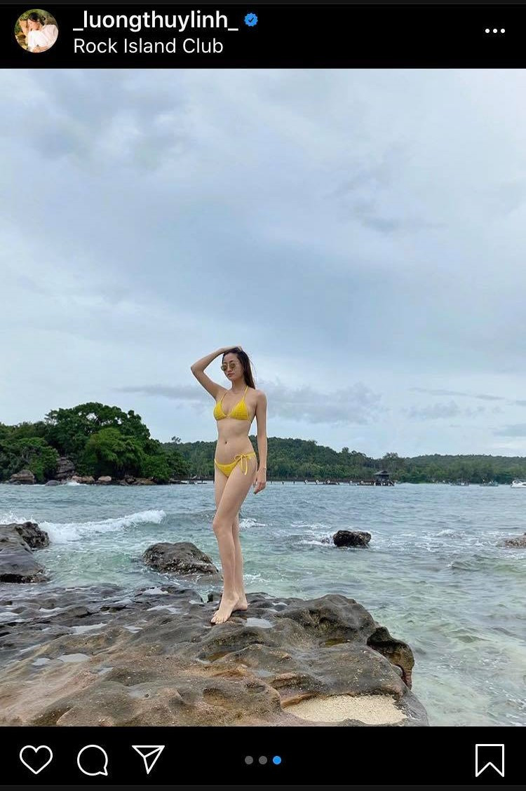 Các hoa hậu, á hậu khoe dáng đẹp ngất ngây với áo tắm ảnh 2