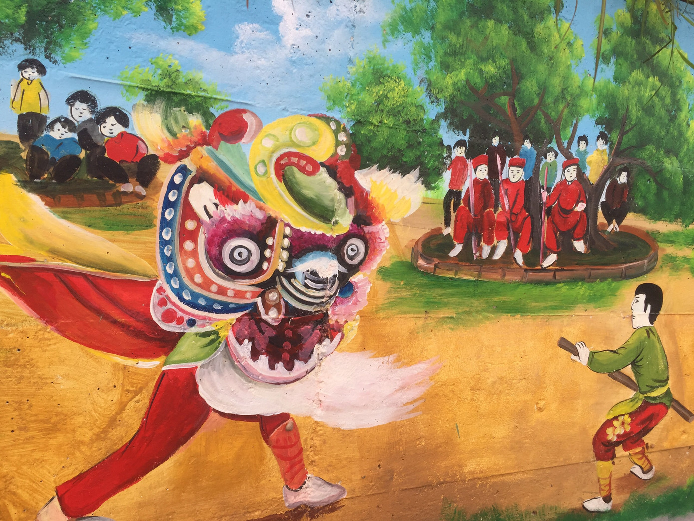 Cận cảnh những tác phẩm bích họa lớn nhất Thủ đô ảnh 17