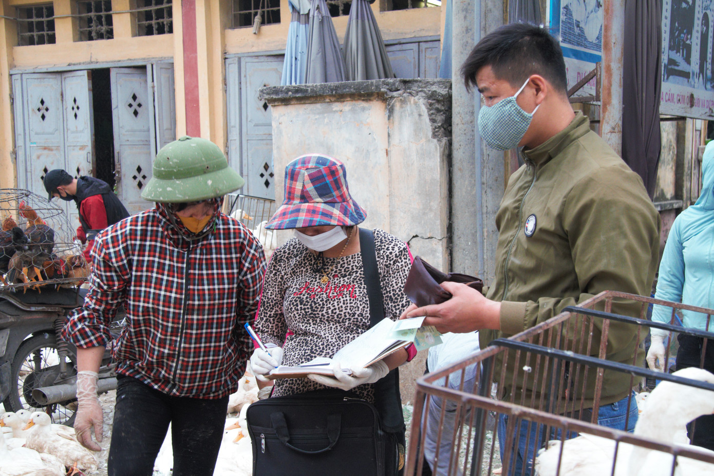 Chợ gia cầm lớn nhất miền Bắc tất bật những ngày cận Tết ảnh 9