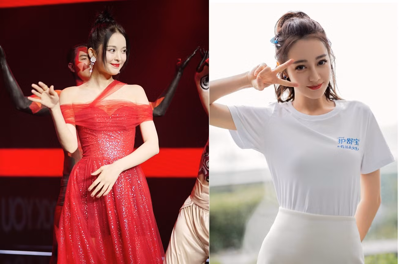 'Mỹ nhân Tân Cương' Na Trát diện váy cúp ngực gợi cảm 'đọ dáng' cùng Địch Lệ Nhiệt Ba ảnh 9