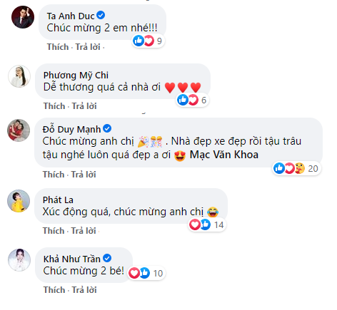 Sao Việt chúc mừng Mạc Văn Khoa sắp lên chức bố ảnh 2