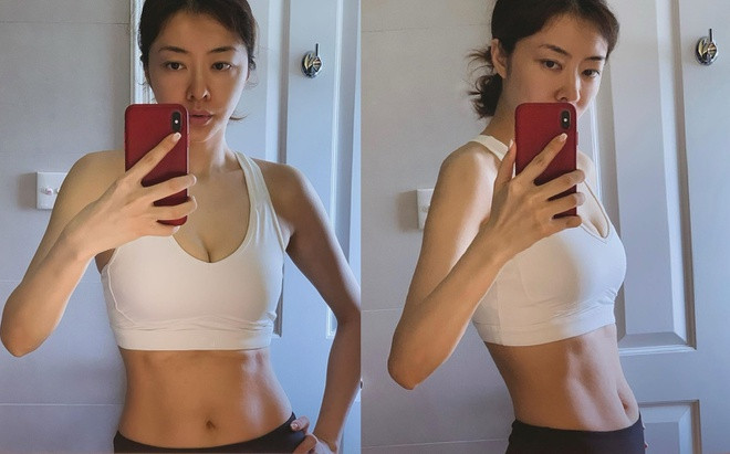 Mỹ nhân 'Diệp Vấn' Hùng Đại Lâm khoe vóc dáng đáng mơ ước ở tuổi 43 ảnh 1