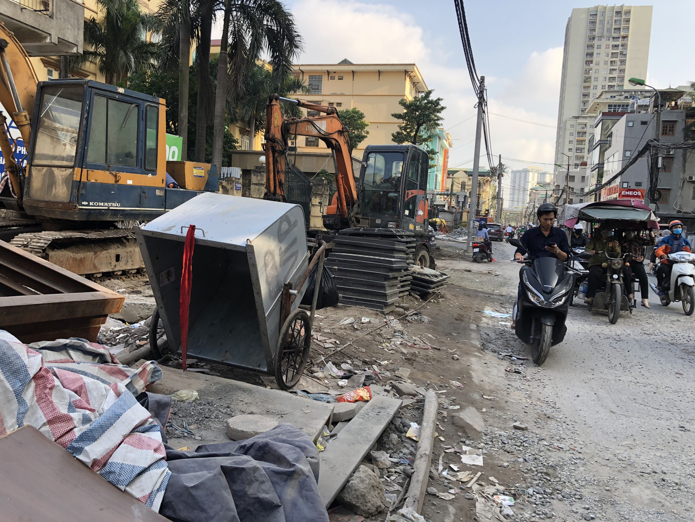 Thi công ì ạch, đường Vũ Trọng Phụng thành nỗi ám ảnh với người dân Thủ đô ảnh 12