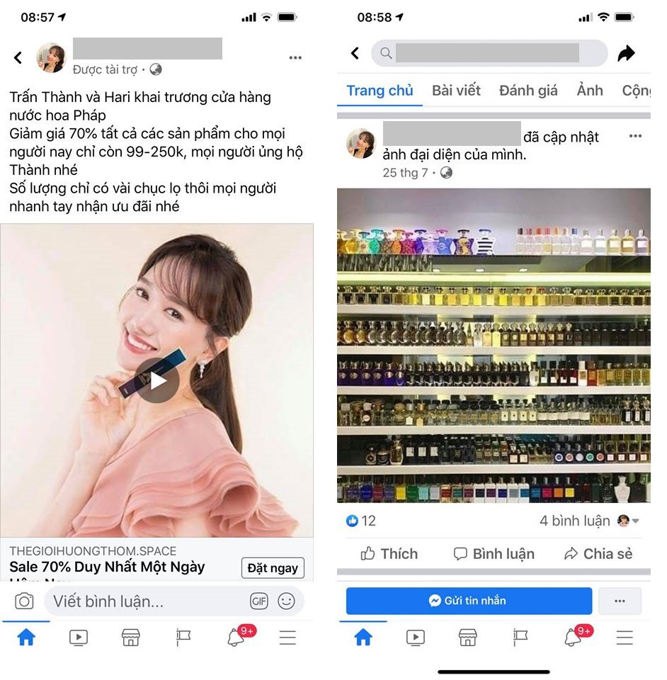 Xuất hiện trang Facebook Trấn Thành bán nước hoa rẻ tiền, MC Đại Nghĩa 'sốc nhiệt' ảnh 3