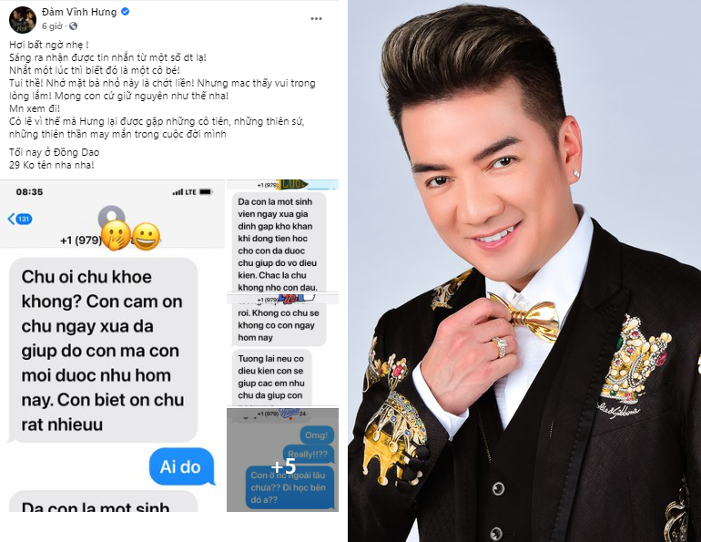 Đàm Vĩnh Hưng bất ngờ khi được nhận làm phụ huynh ảnh 1