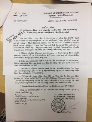 Tổng cục Thuế lên tiếng vụ '2h chiều Cục Thuế Bình Dương vẫn chưa hoạt động' ảnh 2