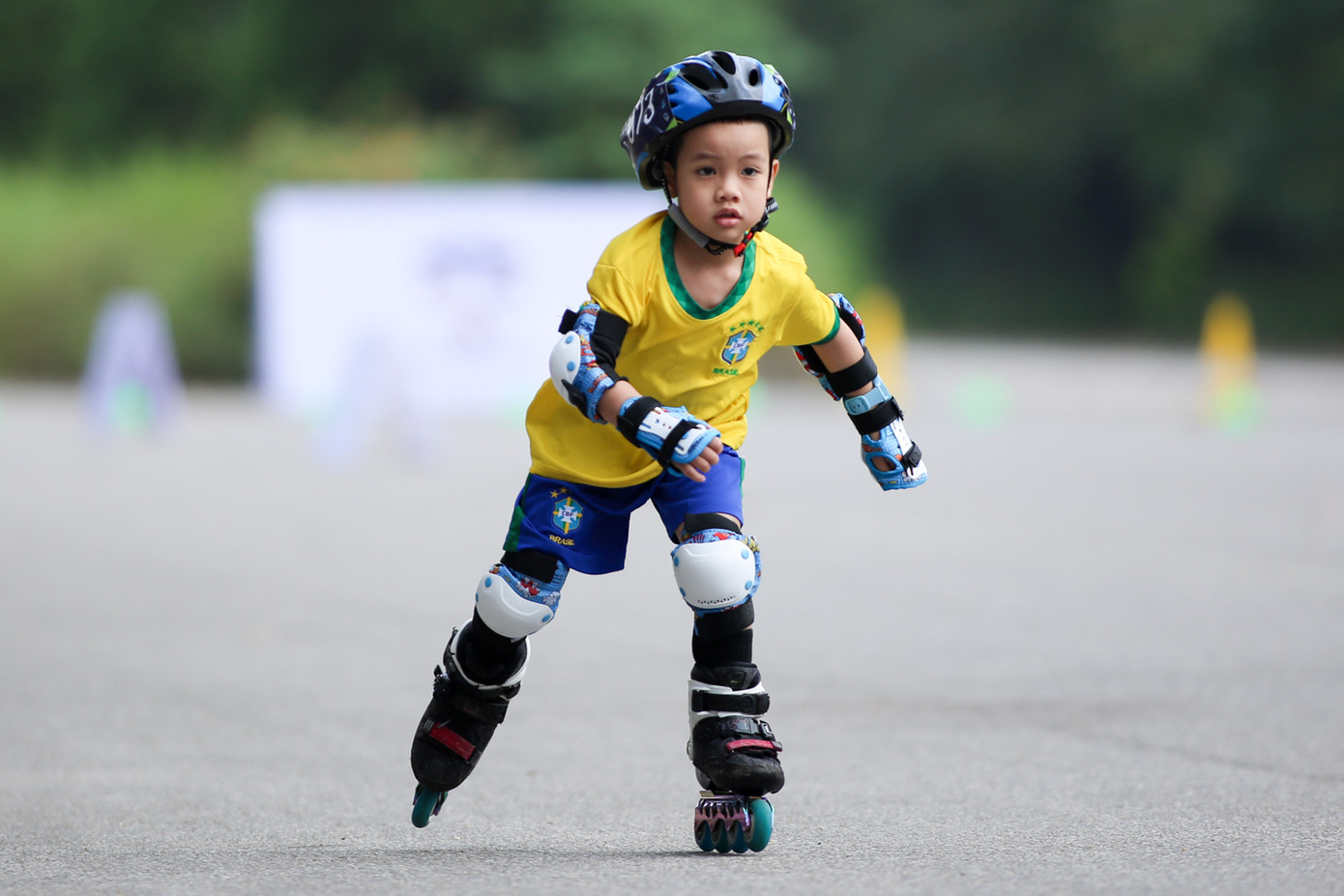 Bé 5 tuổi trượt patin ở Mỹ Đình để chọn tuyển thủ quốc gia ảnh 7