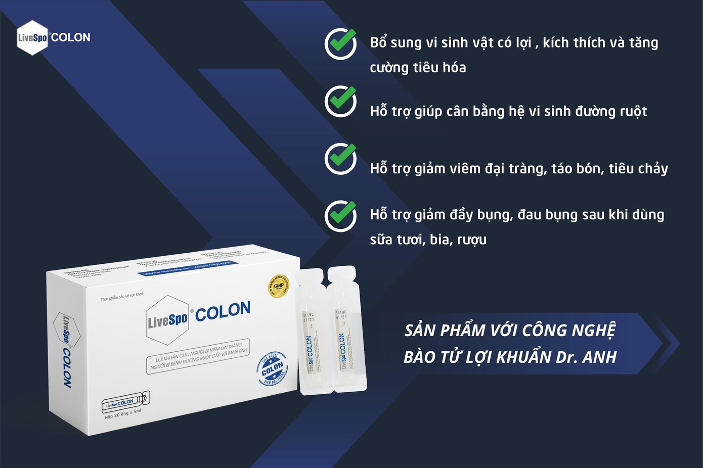 DV Hồng Diễm tiết lộ cách bảo vệ đại tràng cho ông xã bằng LiveSpo COLON ảnh 3