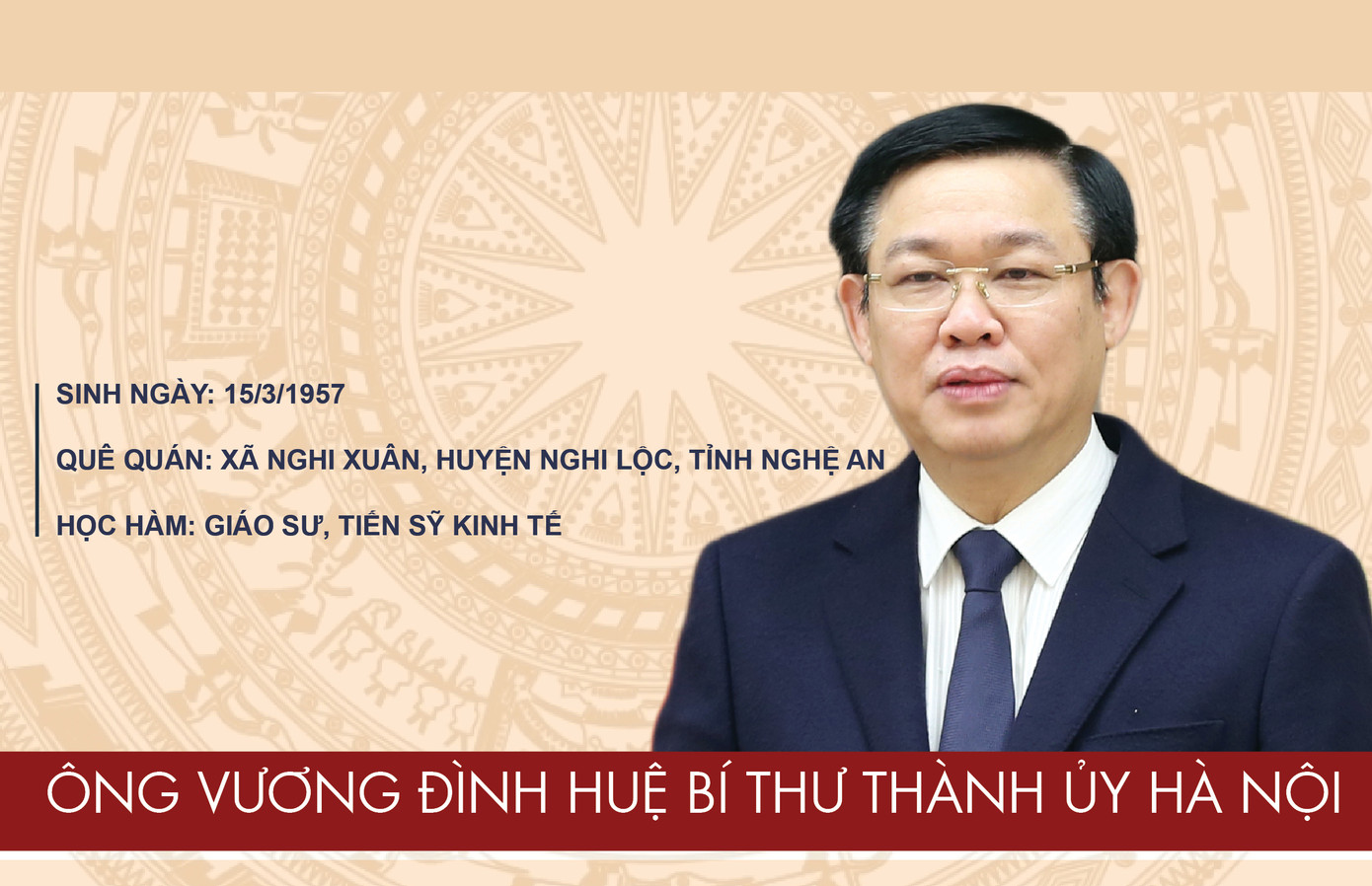 Nhậm chức Bí thư Hà Nội, ông Vương Đình Huệ hứa nêu cao tinh thần đoàn kết ảnh 1